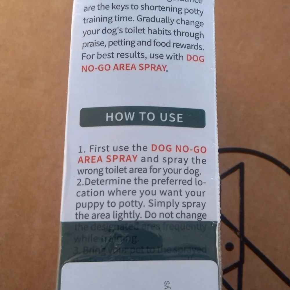 Ruidehut Dog Potty Training Spray+ Dog No Go Area Spray 3.38 FL Ounces